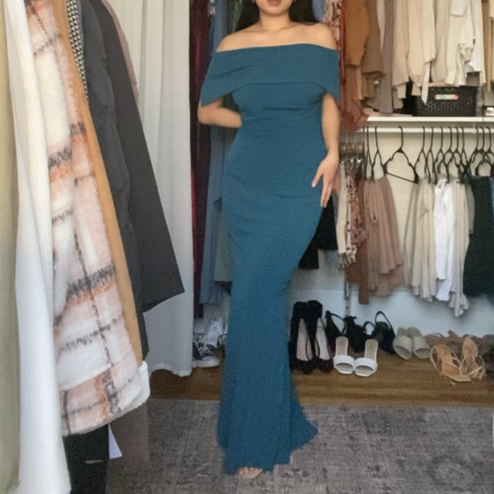 Blue Formal Gown, Size 8 *VIDEO IN DESCRIPTION*